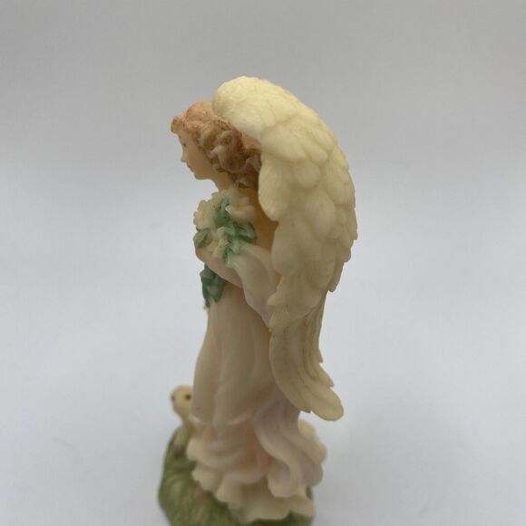 Seraphim Classics Angel Faith Flowers Lamb “The Easter Angel” Roman 81660 - Picture 4 of 10